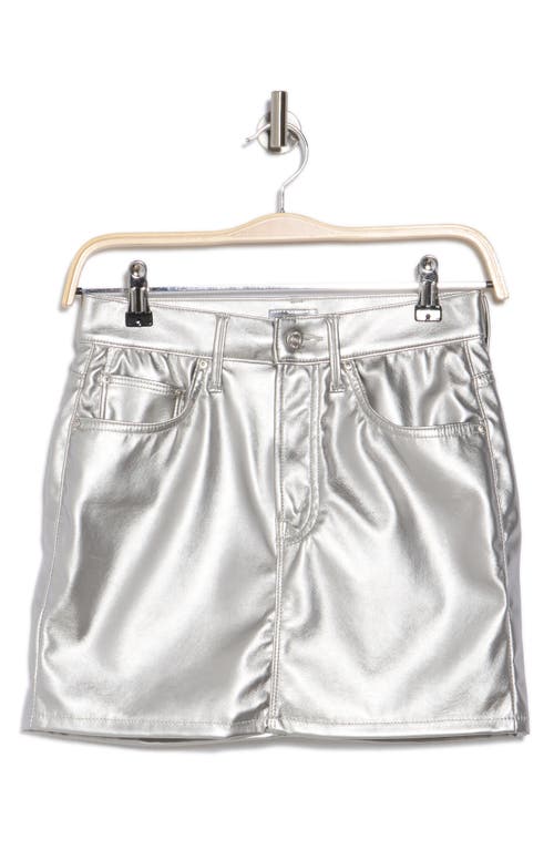 MOTHER MOTHER THE VAGABOND DENIM MINISKIRT 