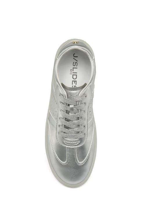 Jslides Footwear Hunter Sneaker In Silver