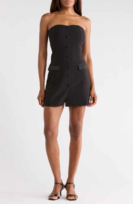 Lulus Beatrice Strapless Blazer Dress