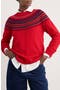 selected Knit Windward Carmine Multi