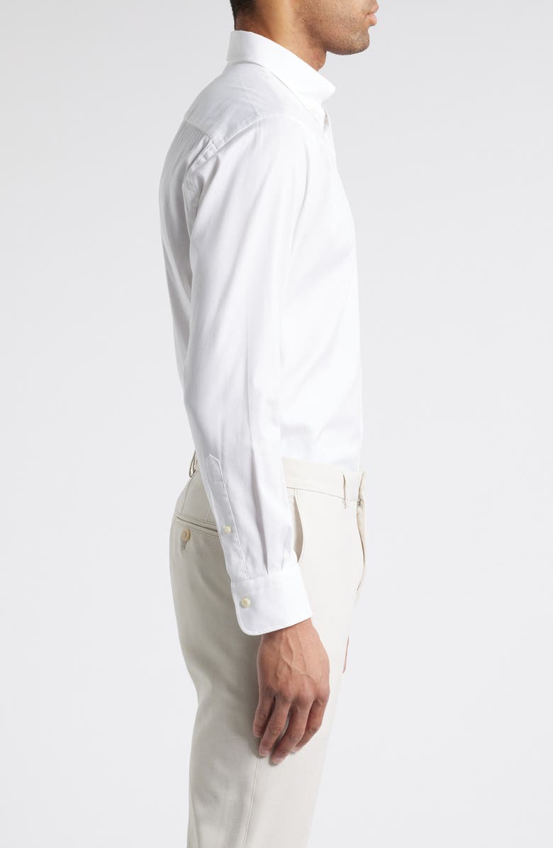 Peter Millar Campbell Solid Stretch Cotton & Modal Blend Button-Down Shirt, Alternate, color, 