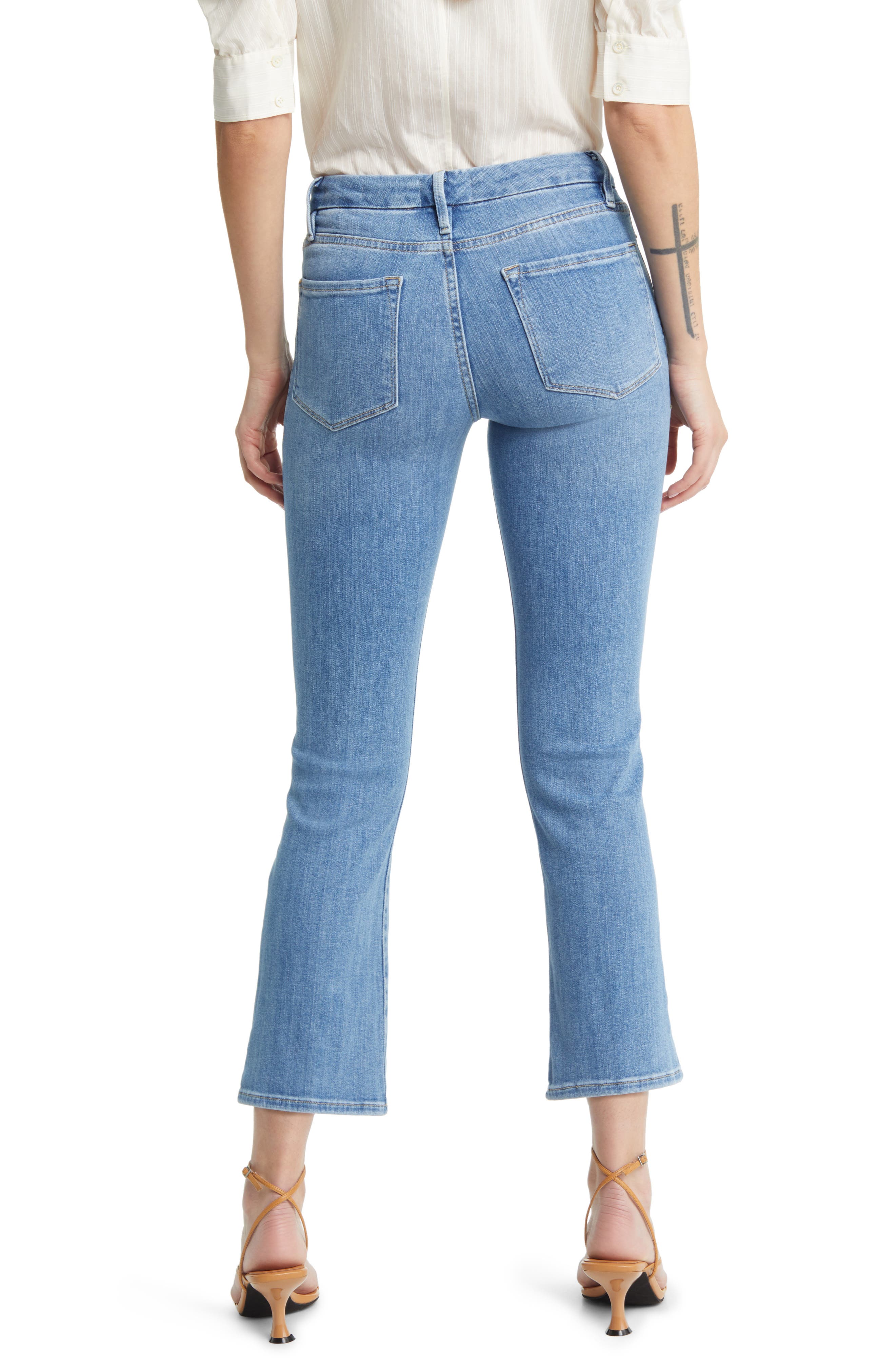 Le Crop Mid Rise Mini Boot Jeans - image 2