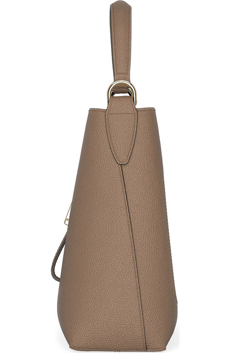 Tod's Leather Handbag, Alternate, color, Creta Chiaro