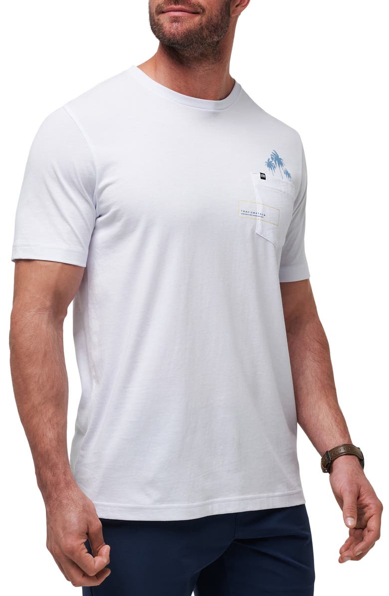 TravisMathew Reef Stop Pocket Graphic T-Shirt, Alternate, color, White