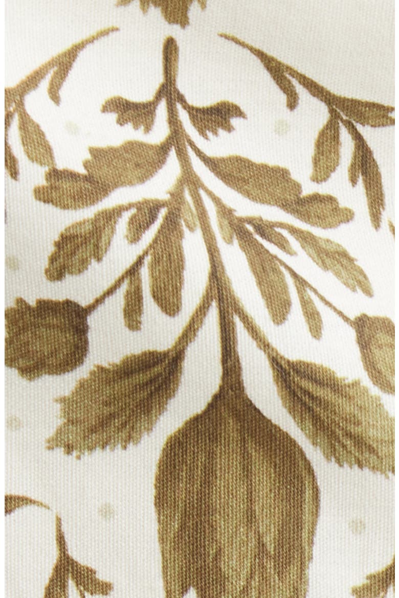 Print Sleeveless Midi Dress, Alternate, color, BEIGE MULTI
