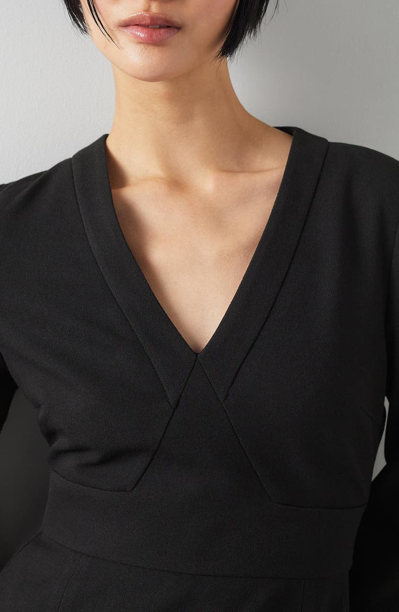 LK Bennett Sky Sheath Dress, Alternate, color, Black