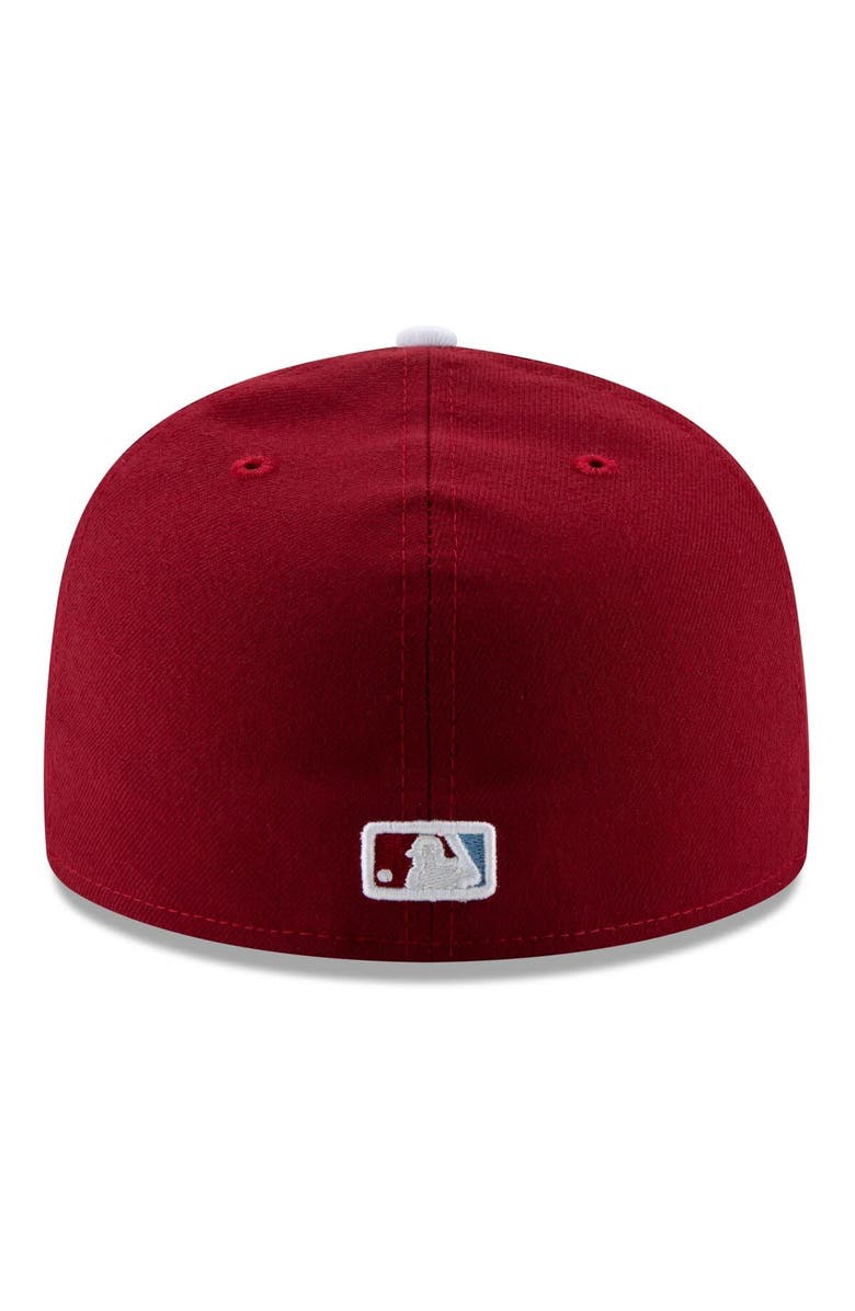 New Era Men's New Era  Red Philadelphia Phillies 2025 MLB Postseason Side Patch 59FIFTY Fitted Hat, Alternate, color, 