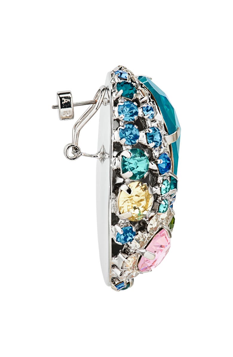Area Crystal Cluster Stud Earrings, Alternate, color, 