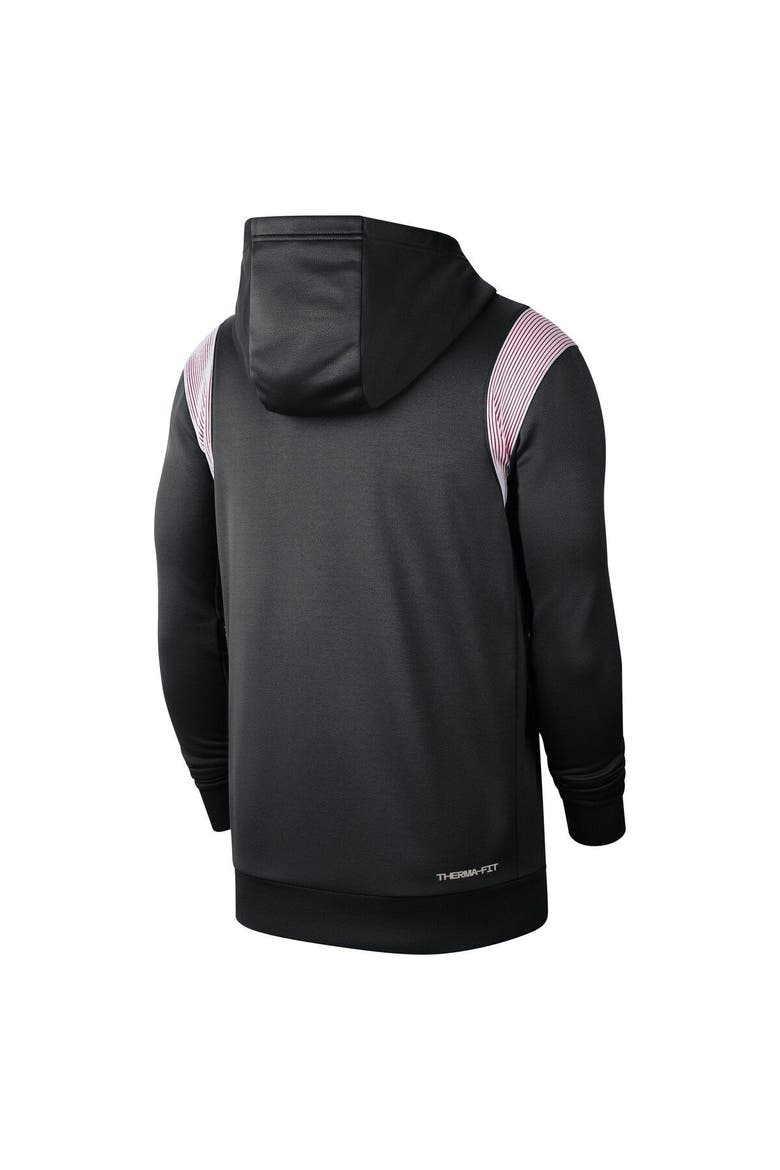 Men's Nike Black Stanford Cardinal 2022 Game Day Sideline Performance Pullover Hoodie, Alternate, color, Black