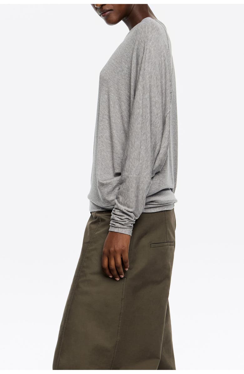 Bimba y Lola Batwing Sleeve T-Shirt, Alternate, color, Light Grey