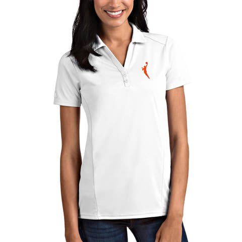 Women's Antigua  White WNBA Logowoman Tribute Polo