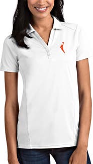 ANTIGUA Women's Antigua White WNBA Logowoman Tribute Polo
