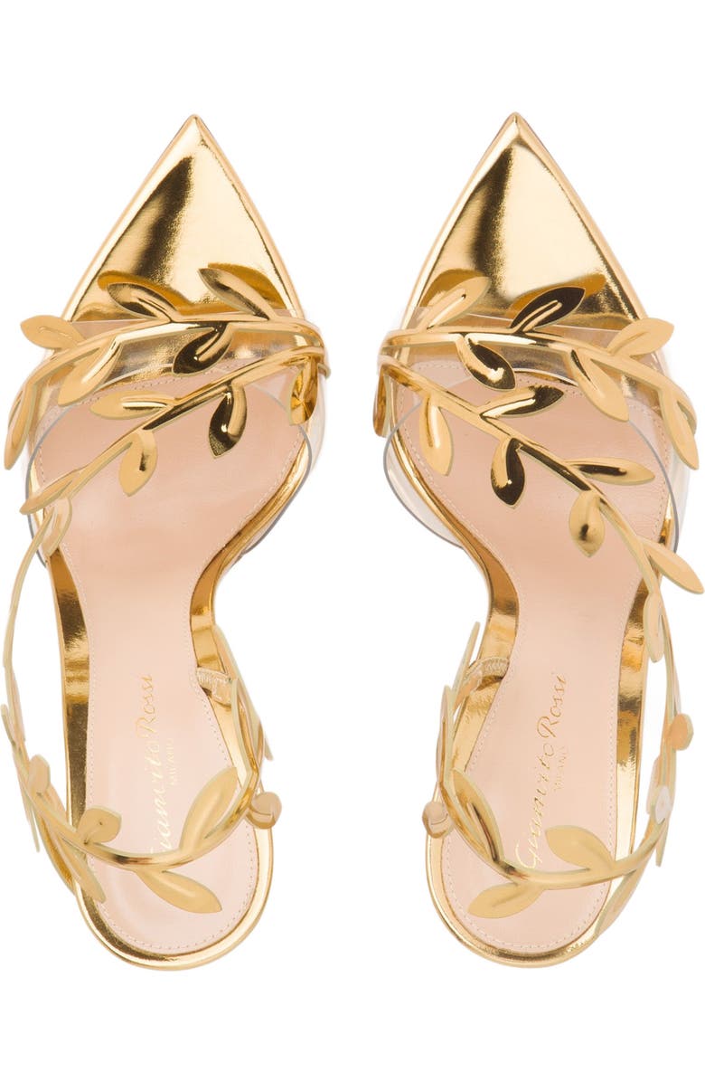 Gianvito Rossi Flavia Sandal, Alternate, color, Gold