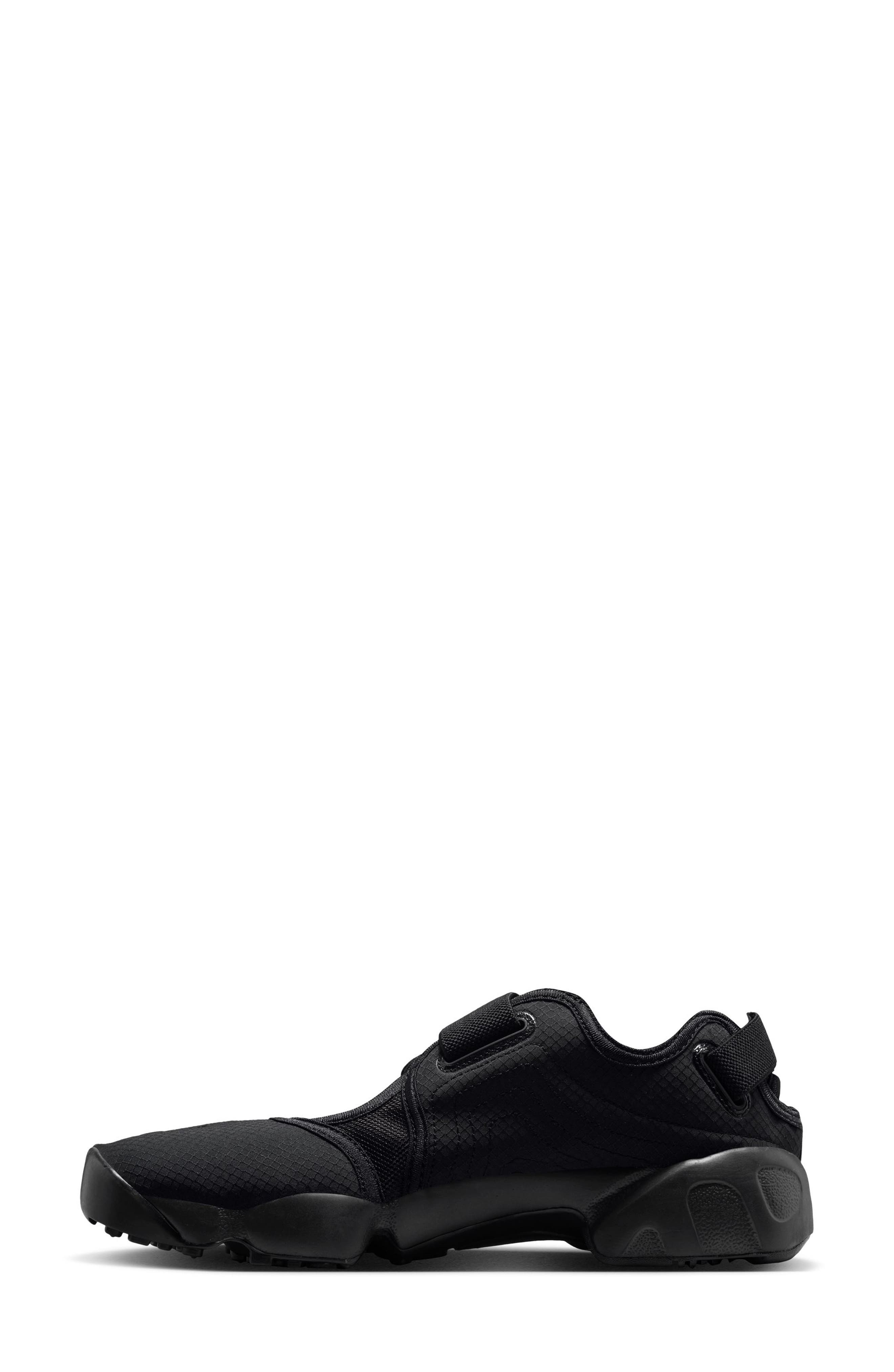 Nike Air Rift Breathe Sneaker, Alternate, color, Black/ Black/ White