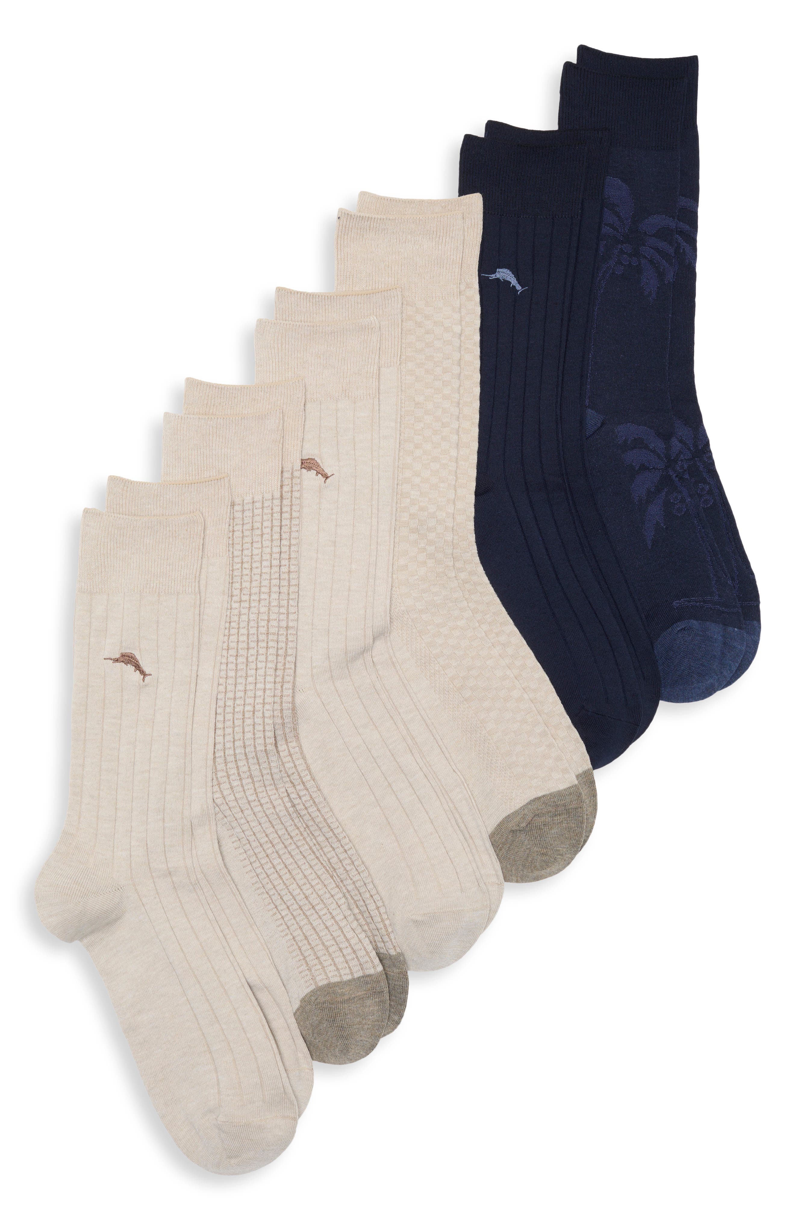 6-Pack Assorted Crew Socks