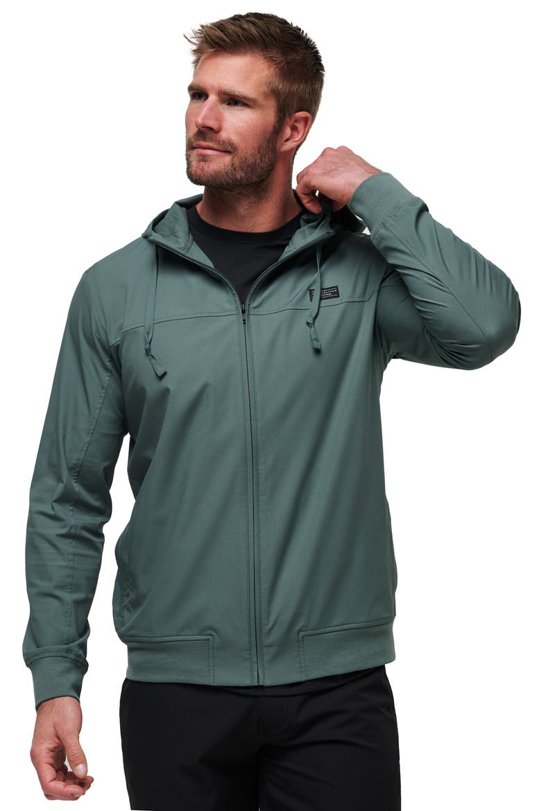 Wanderlust Hooded Jacket, Alternate, color, BALSAM GREEN