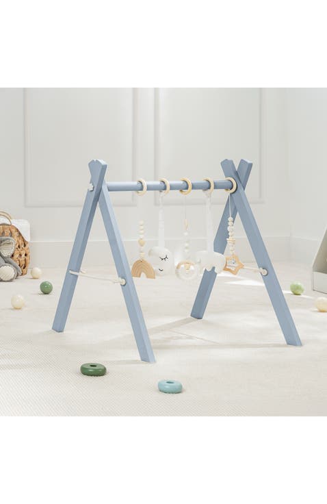 Wooden Baby Play Gym Set