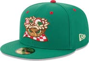 New Era Men's New Era  Green Akron RubberDucks Theme Nights 59FIFTY Fitted Hat
