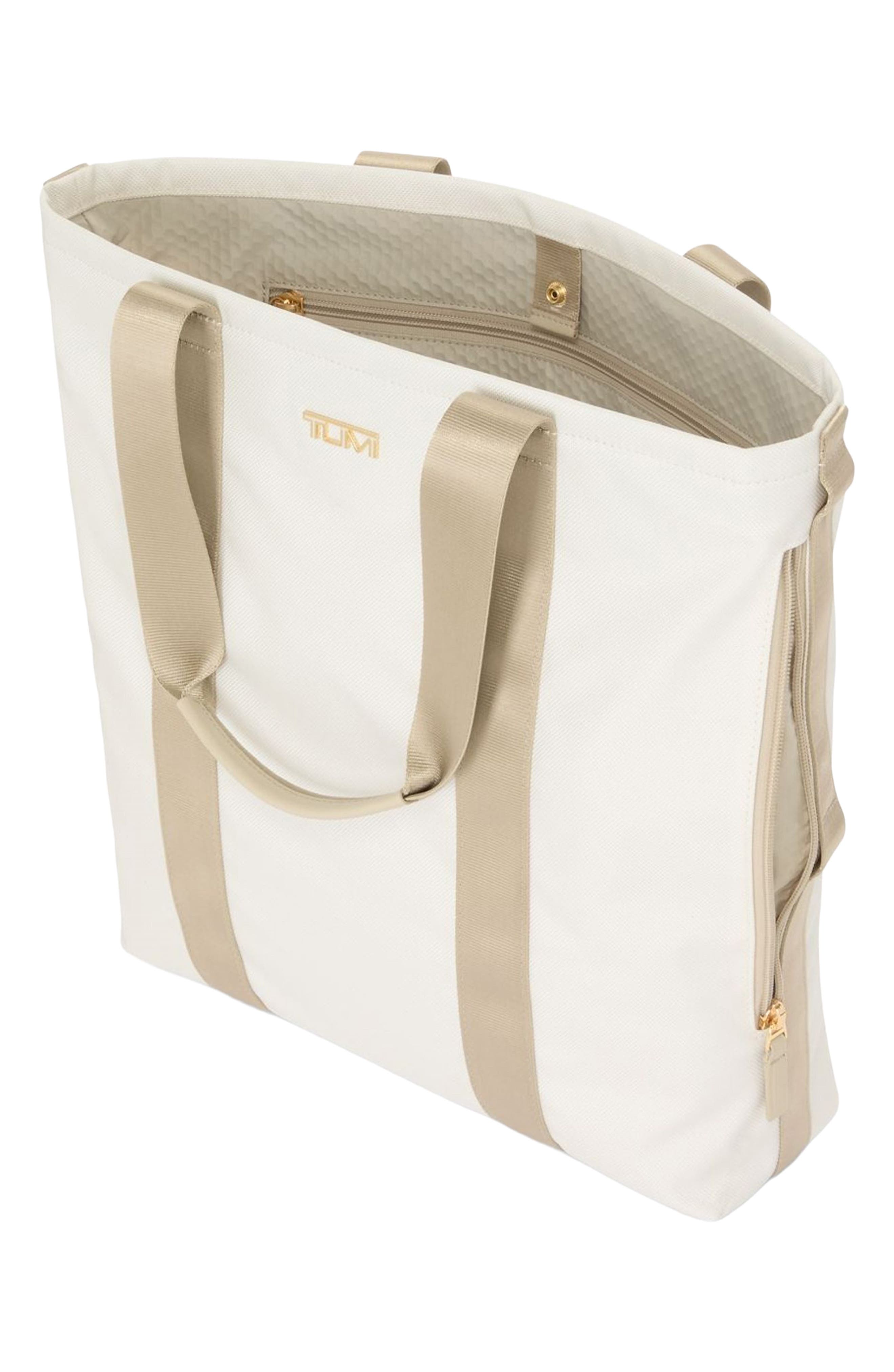 Alpha Bravo Essential N/S Tote, Alternate, color, OFF WHITE/ TAN