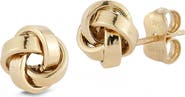 Ember Fine Jewelry 14K Yellow Gold Love Knot Stud Earrings