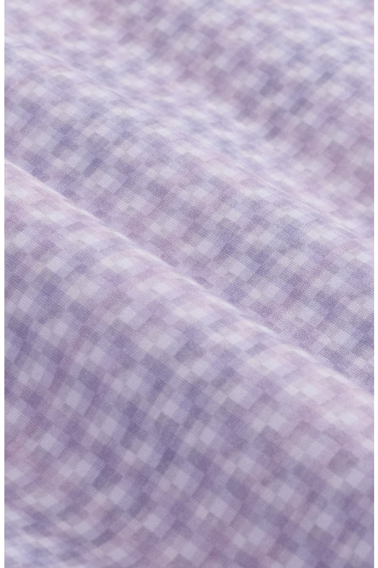 Miles OoohCotton® Grid Short Sleeve Button-Up Shirt, Alternate, color, ORCHID