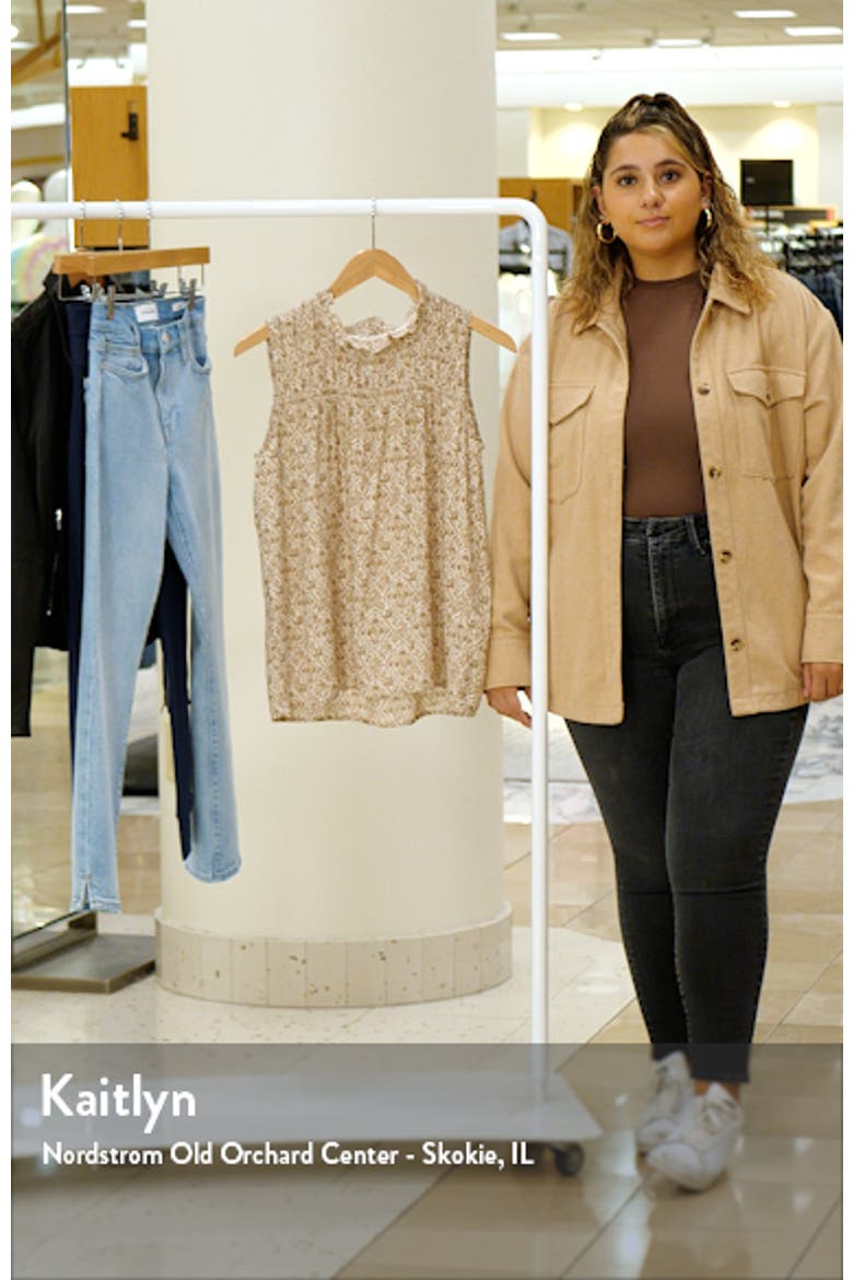 Shirred Sleeveless Top video