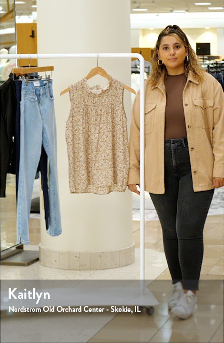 Shirred Sleeveless Top, sales video thumbnail