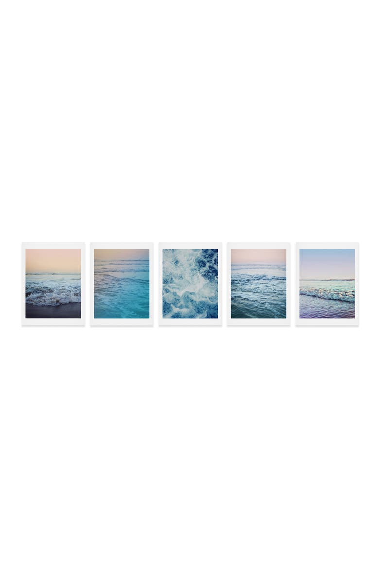 Ocean Five-Piece Gallery Wall Art Print Set, Main, color, MULTI