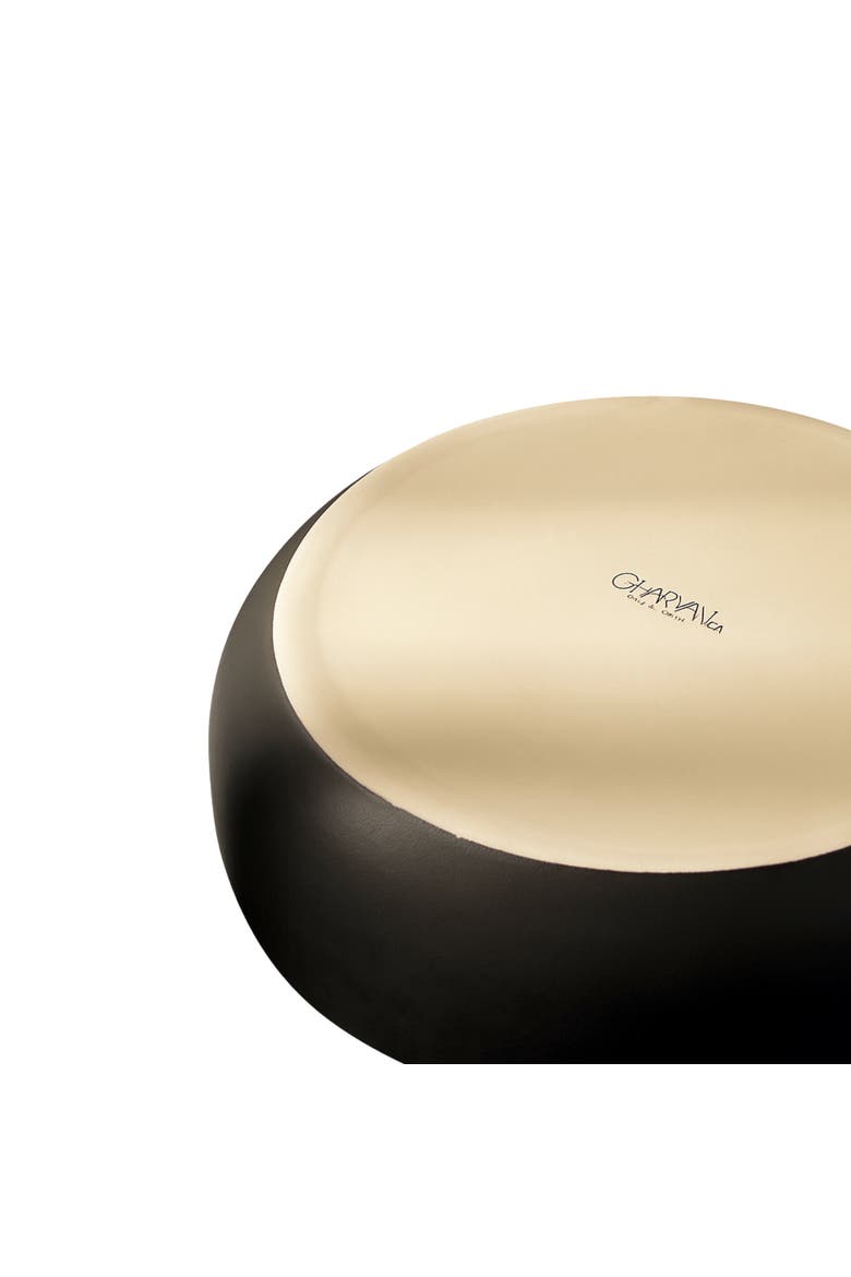 Shallow Serving Bowl, Alternate, color, Matte Black