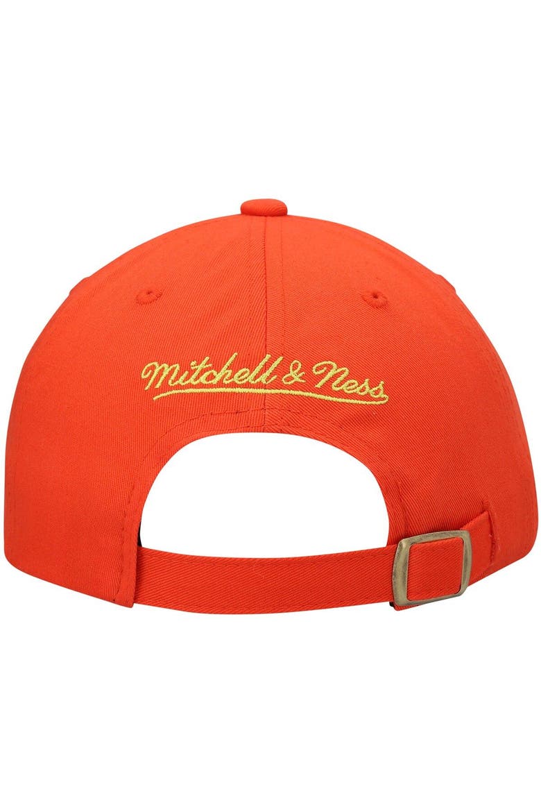 Men's Mitchell & Ness Orange San Jose Clash Adjustable Hat, Alternate, color, Orange