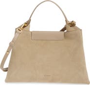 Ree Projects Medium Elieze Suede Top Handle Bag