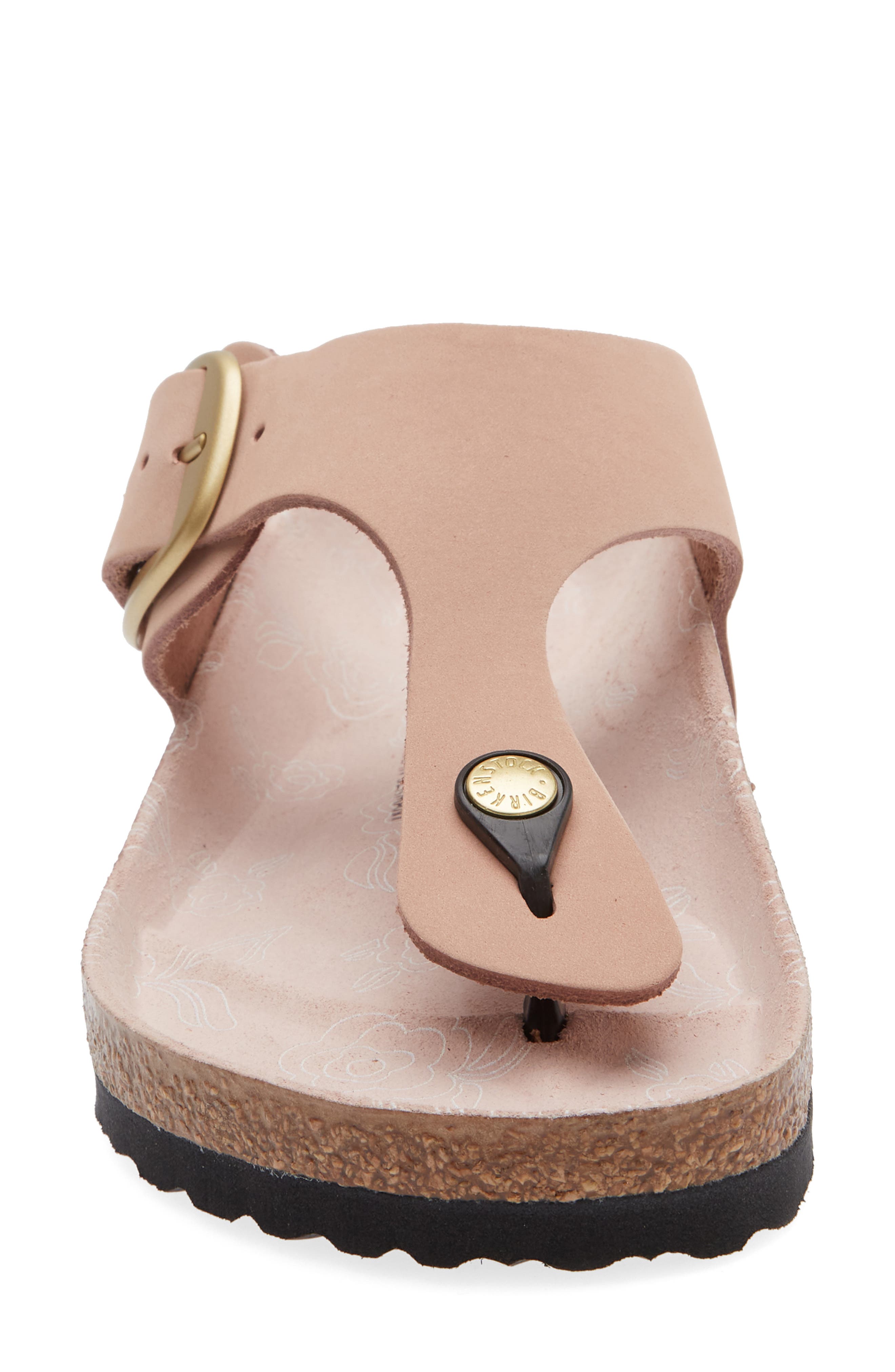 Birkenstock Gizeh Big Buckle Sandal, Alternate, color, Soft Pink