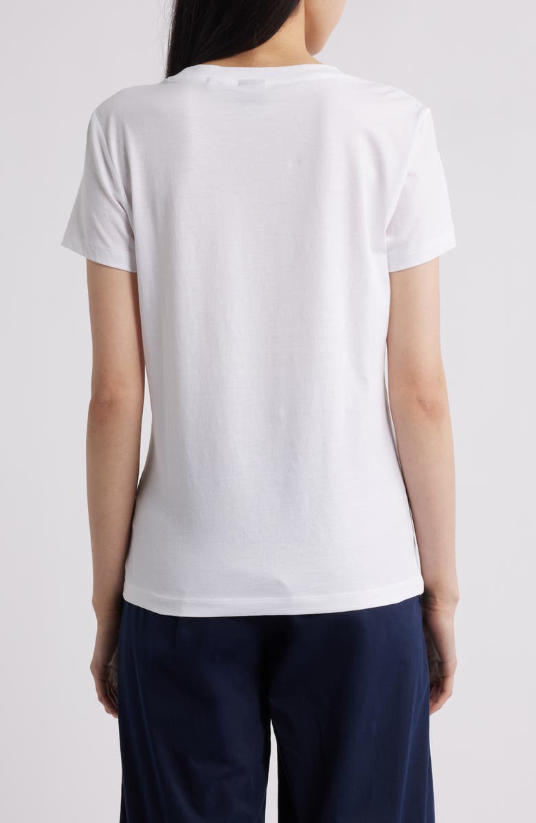 BOSS Orange Crystal Cotton T-Shirt, Alternate, color, White