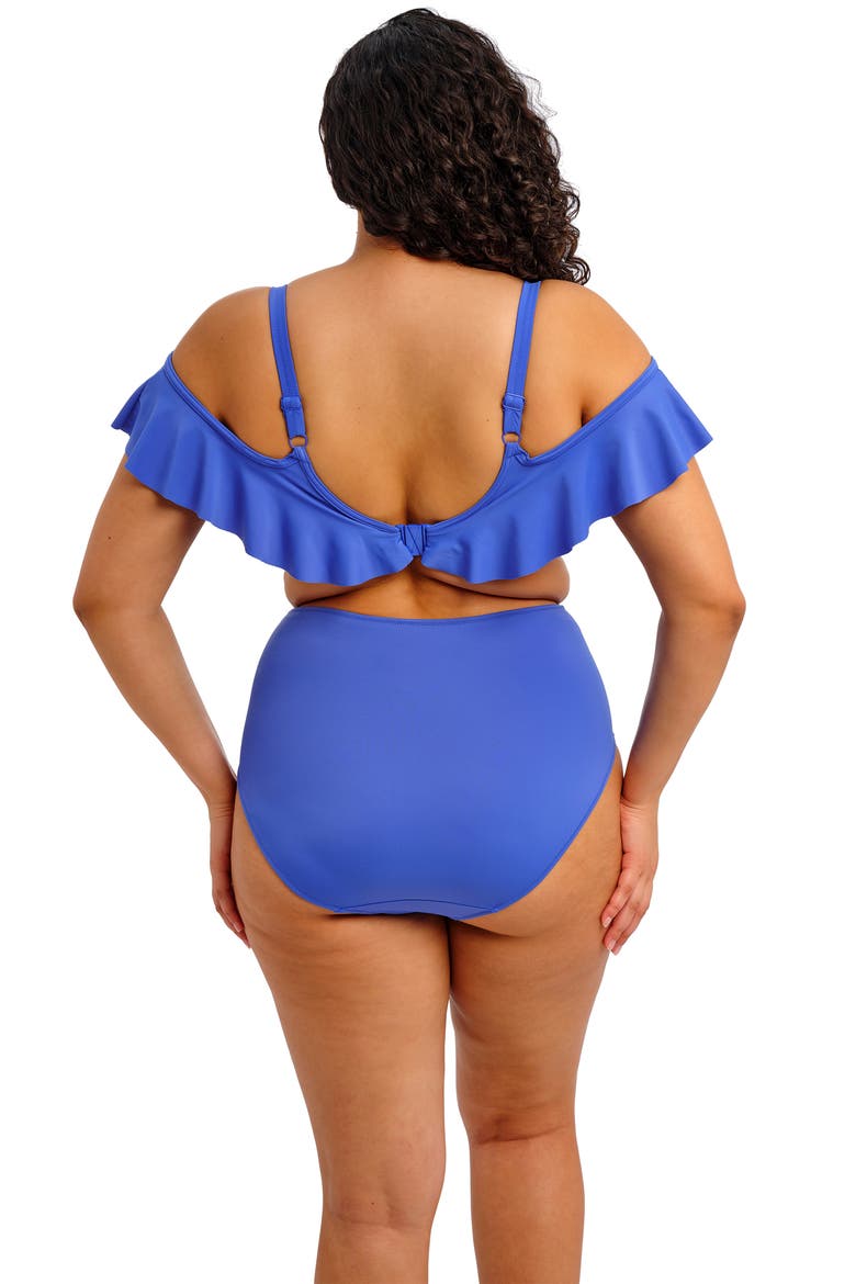 Plain Sailing Ruffle Underwire Bikini Top, Alternate, color, AZURE