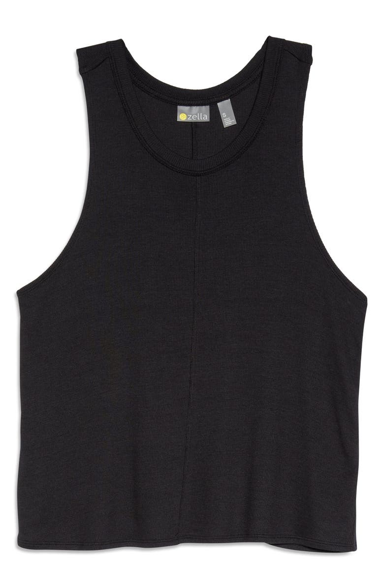 Zella Favorite Rib Tank, Alternate, color,