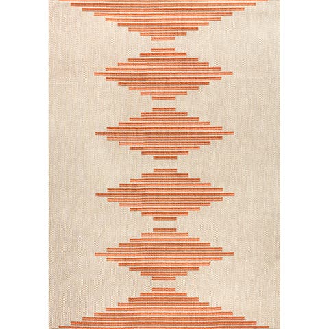 Vinales Diamond Stripe Indoor/Outdoor Area Rug