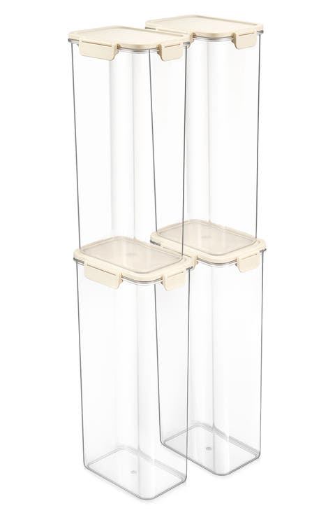 Set of 4 Airtight Food Storage Containers
