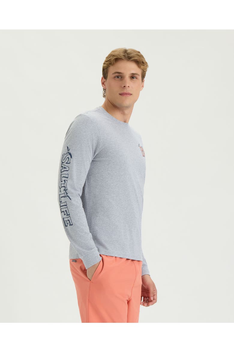 Wake Runner Long Sleeve Tee, Alternate, color, ATHLETIC HEATHER