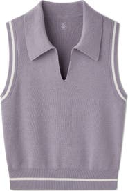 Rhone Views Sleeveless Polo Sweater