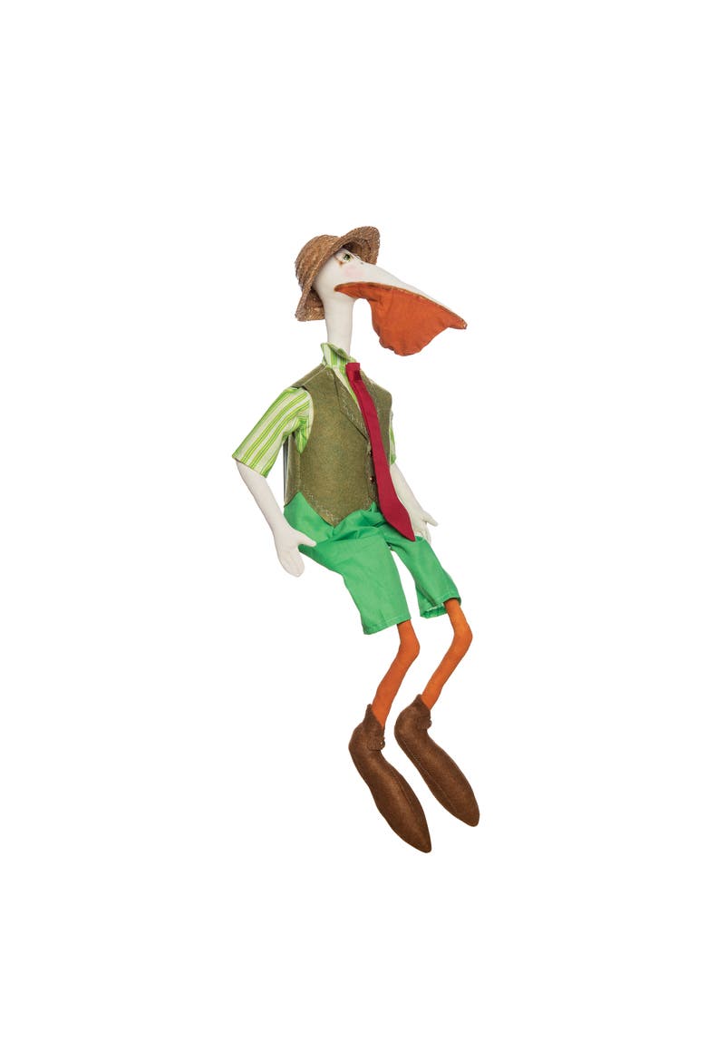 Moby Pelican Joe Spencer Gathered Traditions Figurine, Alternate, color, Green
