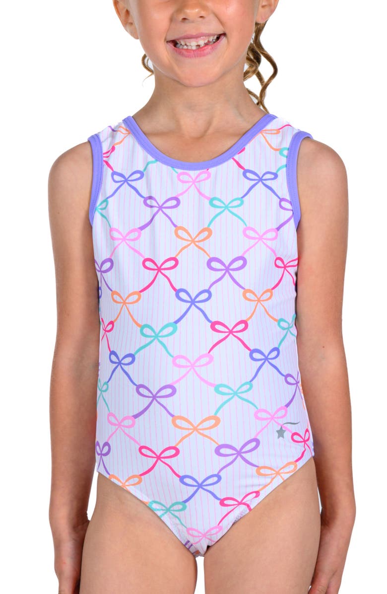 Destira Take a Bow Leotard, Main, color, Take A Bow