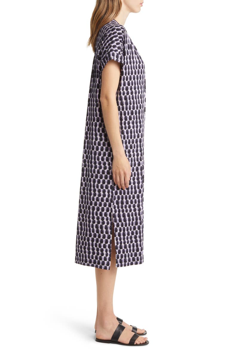 Odera Cuff Sleeve Shift Dress, Alternate, color, SAND VERBENA