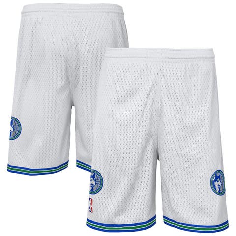 Youth Mitchell & Ness  White Minnesota Timberwolves Swingman Shorts