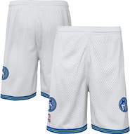Mitchell & Ness Youth Mitchell & Ness  White Minnesota Timberwolves Swingman Shorts