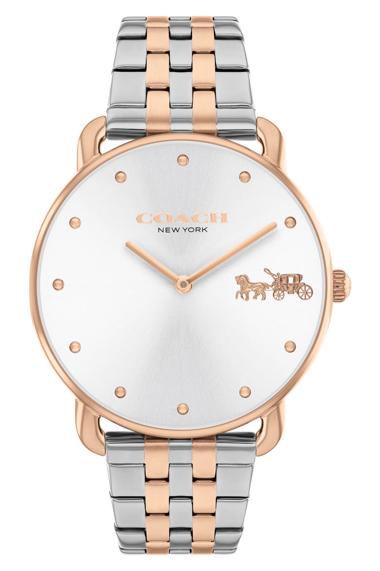 Elliot Bracelet Watch, Main, color, SILVER WHITE