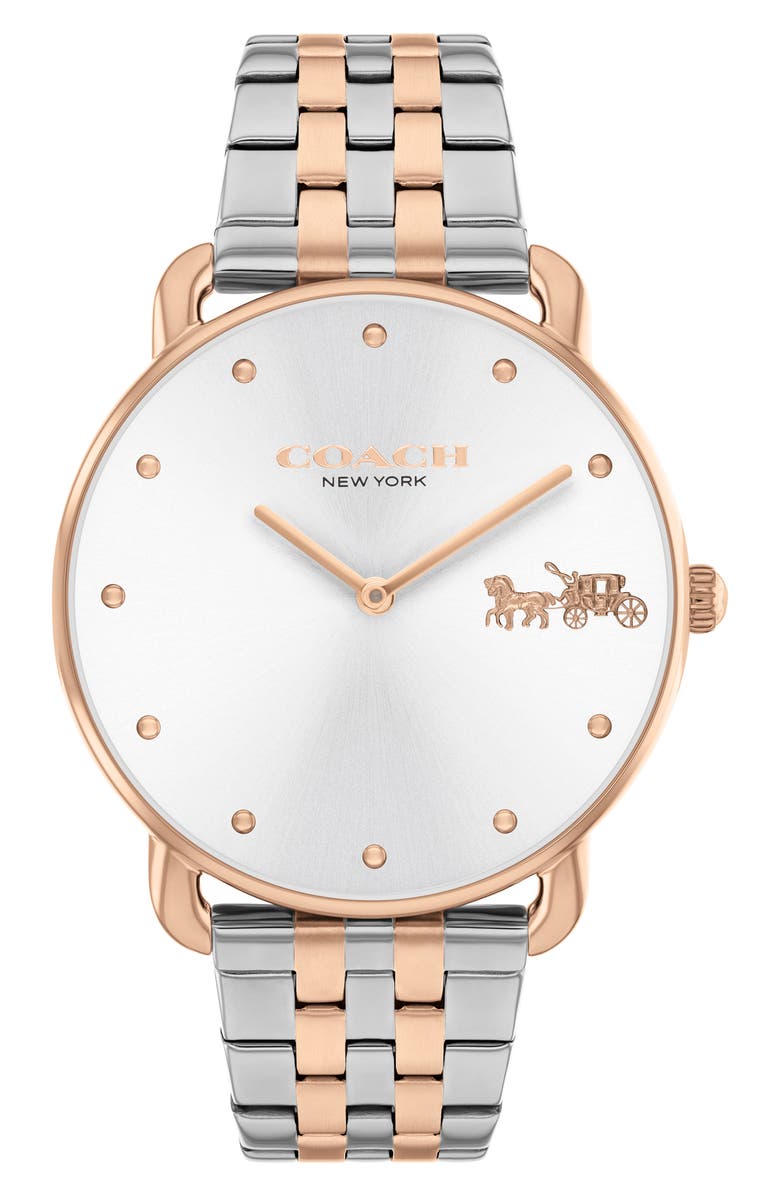 COACH Elliot Bracelet Watch, Main, color, White