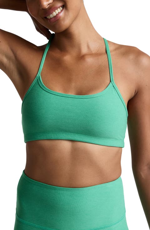 Space Dye Slim Racerback Sports Bra