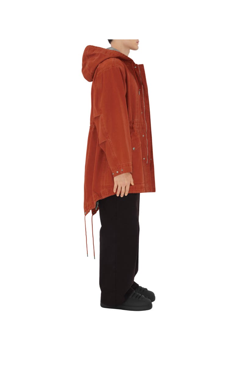 Burberry Bonded Cotton Parka, Alternate, color, 