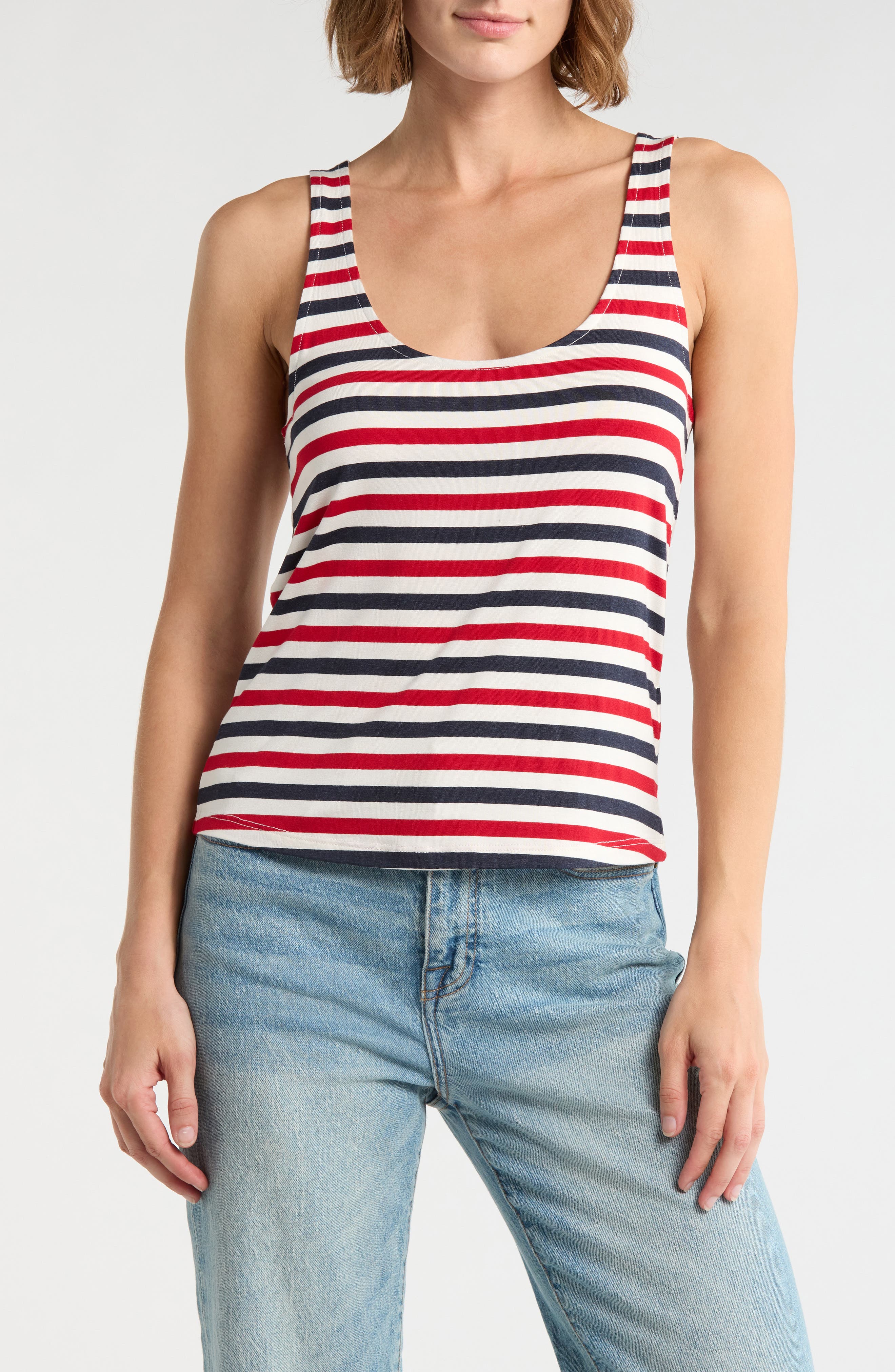 L'AGENCE Sade Stripe Tank