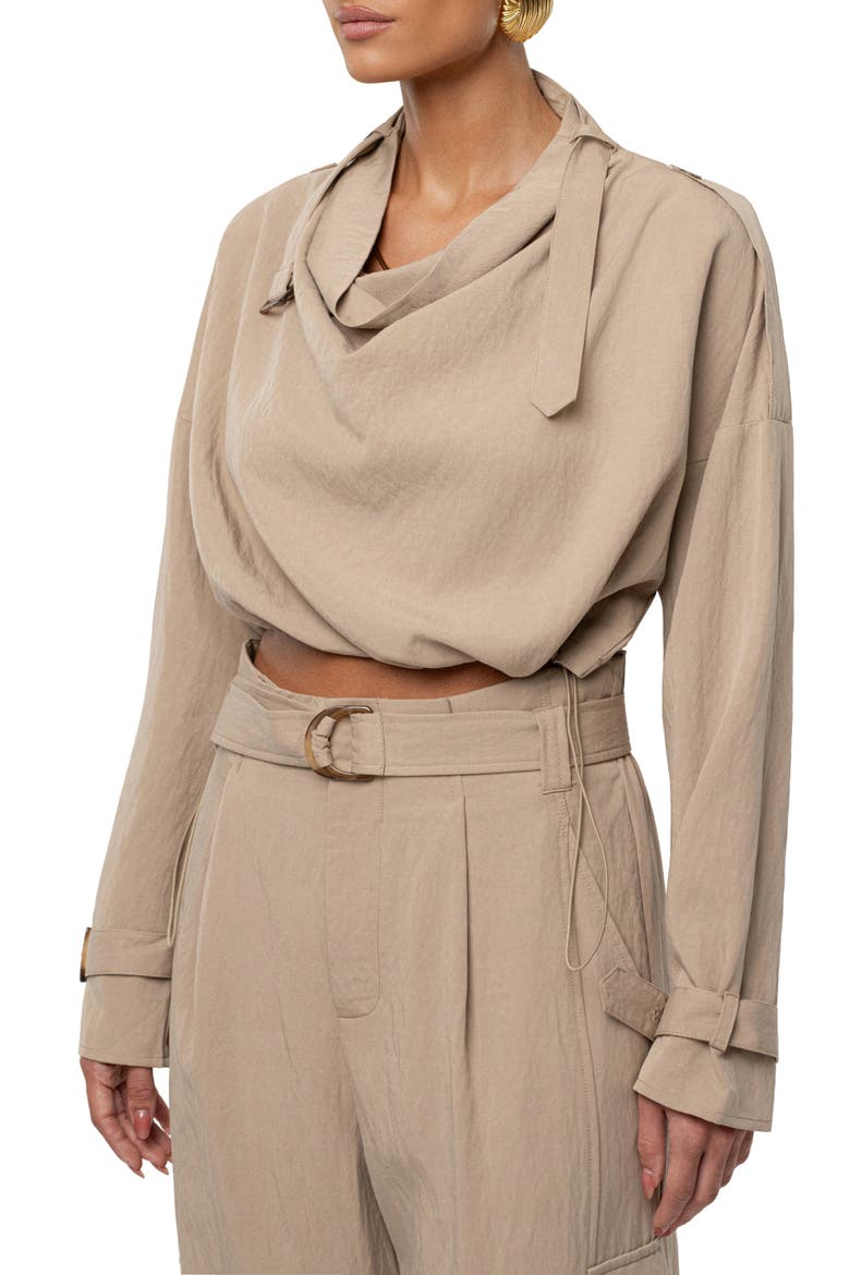 Wanderlust Crop Top, Alternate, color, Beige